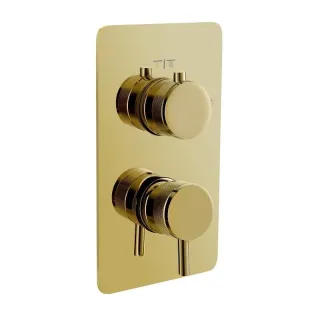 Встраиваемый смеситель для душа Boheme Cell 135-2-G 2-х проходной золото